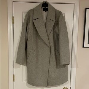 Banana Republic Gray Pea Coat